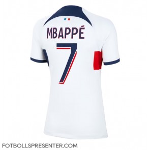 Paris Saint-Germain Kylian Mbappe #7 Borta Matchtröja Dam 2023-24 Kortärmad